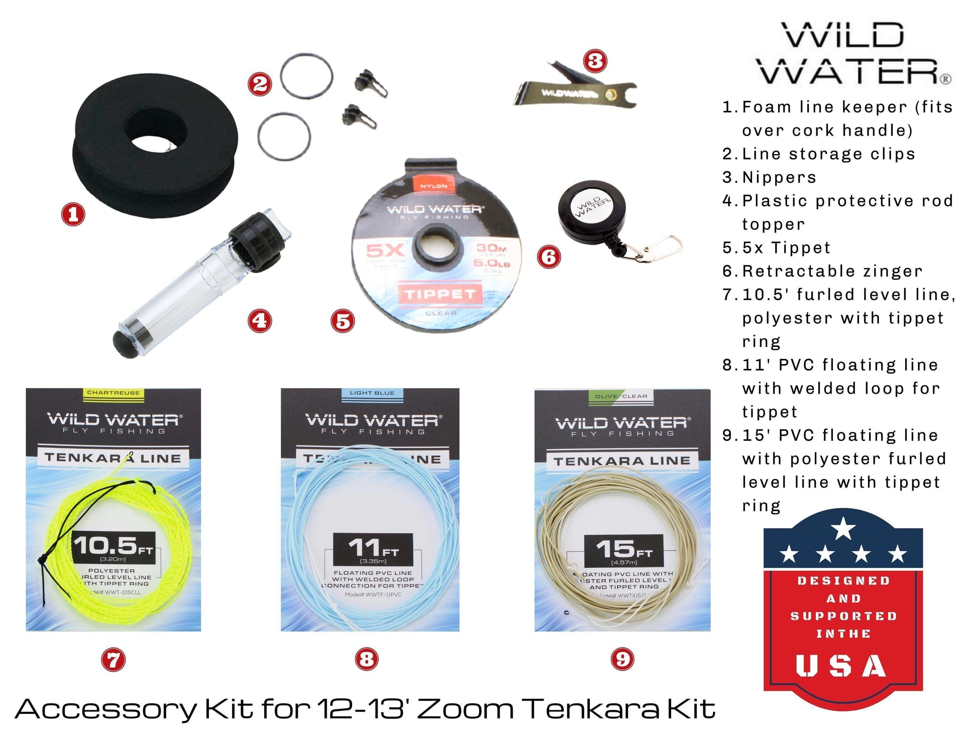 Tenkara Zoom Fly Fishing Kit, 12-13ft Rod | Wild Water Fly Fishing - Skoutley Outdoors LLC