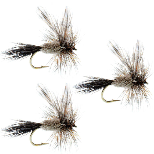 3 Pack Adams Irresistible Classic Dry Fly - Hook Size 14 - Skoutley Outdoors LLC