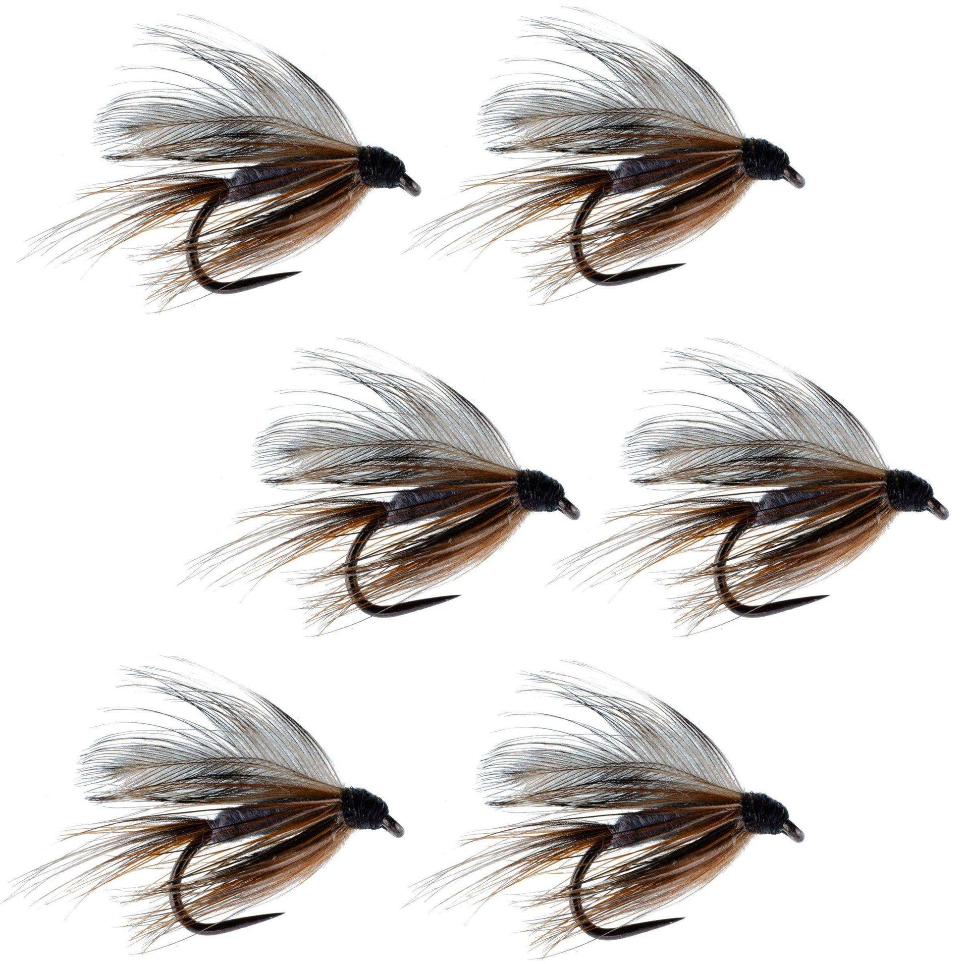 Barbless Adams Classic Wet Fly Fly Fishing Flies - 6 Flies Hook Size 14 - Skoutley Outdoors LLC