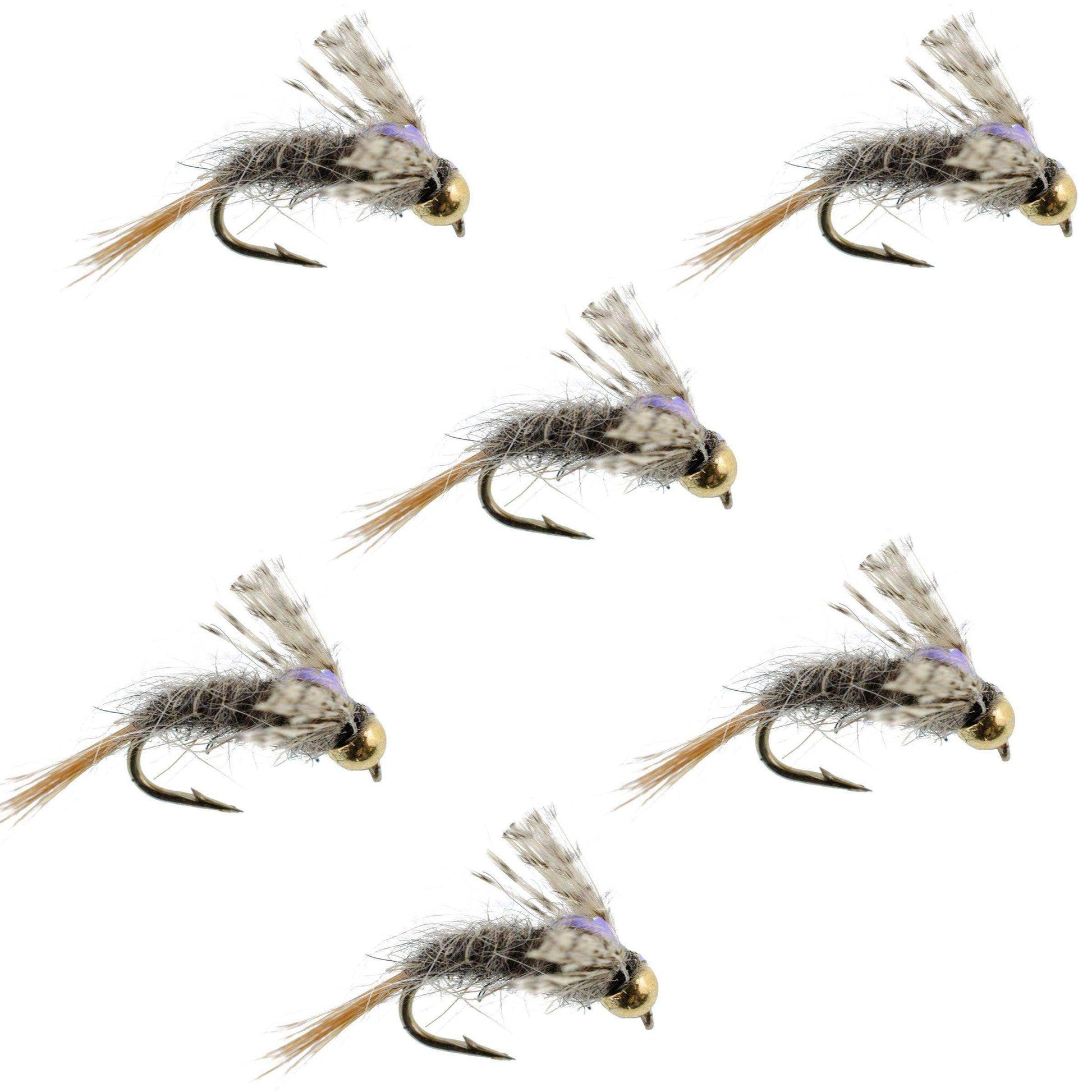 Barrs Baetis Emerger BWO Wet Fly Fishing Flies - 6 Flies Hook Size 16 - Skoutley Outdoors LLC