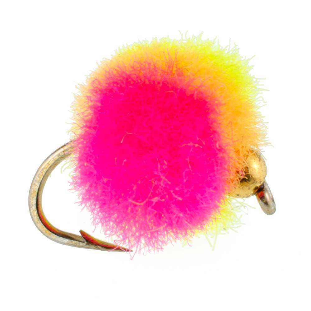 Bead Head Clown Egg Fly Fishing Flies - 6 Flies Hook Size 16 - Skoutley Outdoors LLC