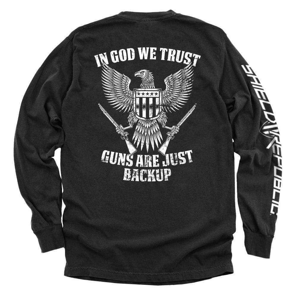 In God We Trust Guns Are Just Backup - Skoutley Outdoors LLC