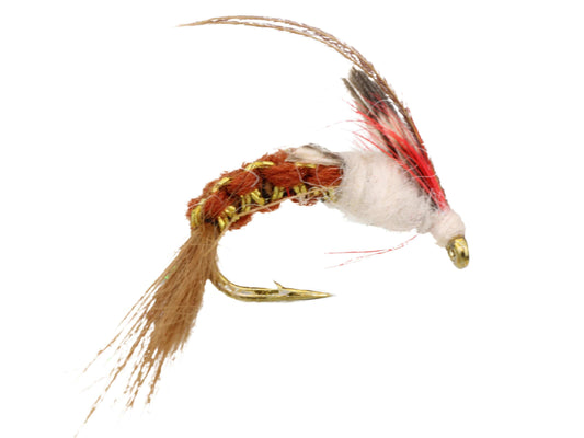 Woven Caddis, Size 10 | Brown | Qty. 6 | Wild Water Fly Fishing - Skoutley Outdoors LLC