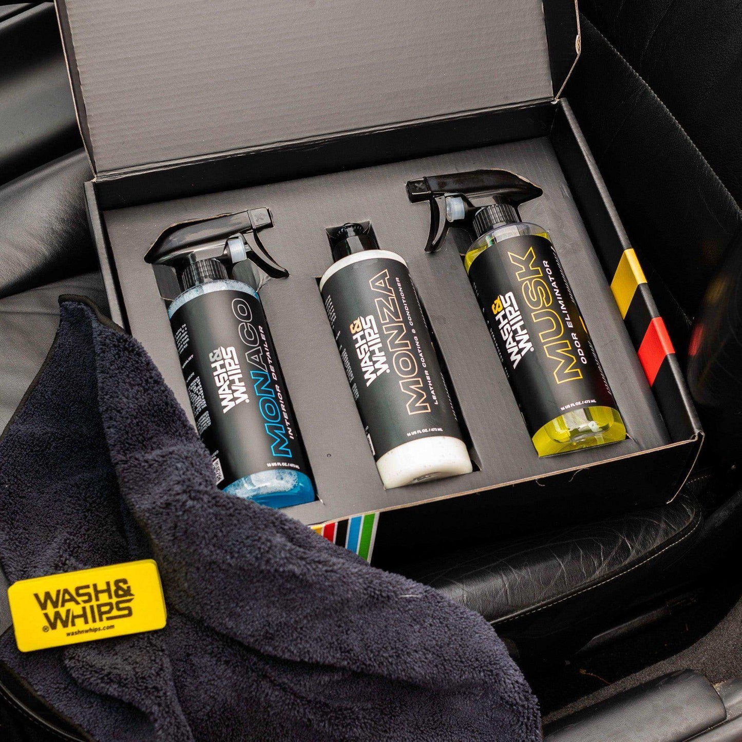 WASH&WHIPS CLEAN - Interior Car Wash Kit (Step 2) - Skoutley Outdoors LLC