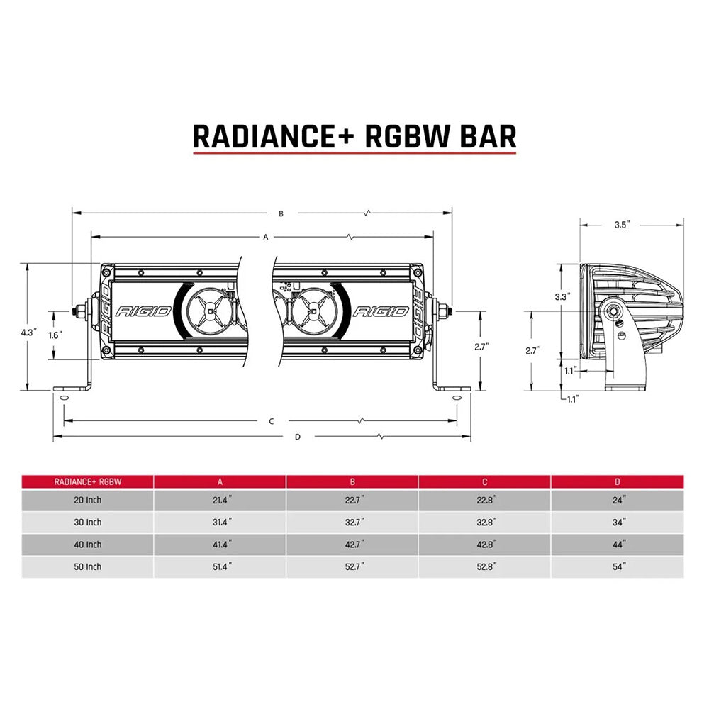 RIGID Industries Radiance + 30" Light Bar - RGBW - Skoutley Outdoors LLC