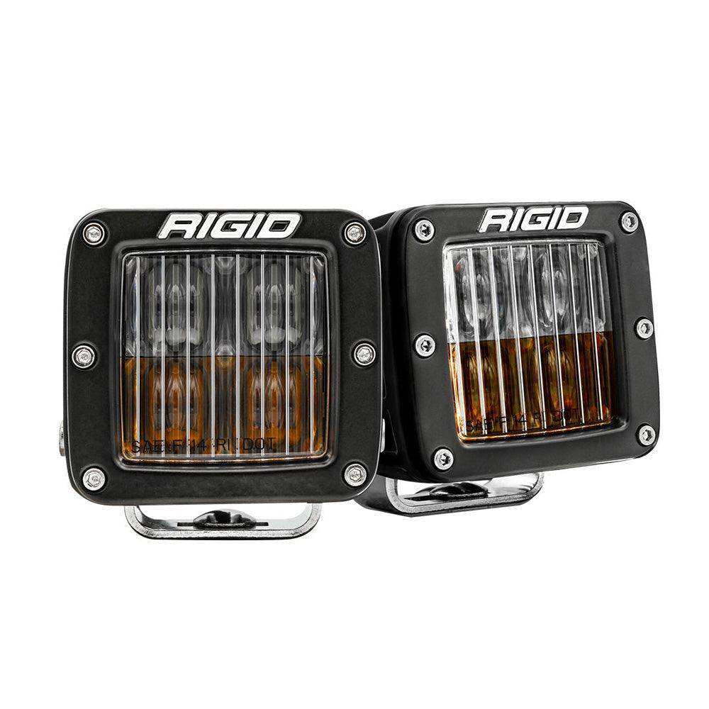 RIGID Industries D-Series LED SAE Fog Beam - Yellow/White - Set of 2 - Skoutley Outdoors LLC