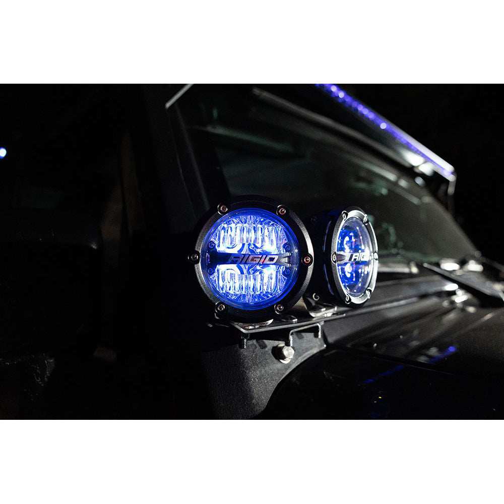 RIGID Industries 360-Series RGBW 4" Offroad Lamp Drive Beam w/RGBW Backlight Pods - Set of 2 - Skoutley Outdoors LLC