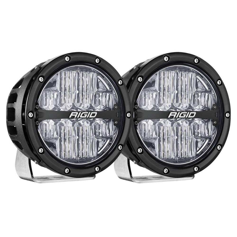 RIGID Industries 360-Series RGBW 6" Offroad Lamp Drive Beam w/RGBW Backlight Pods - Set of 2 - Skoutley Outdoors LLC