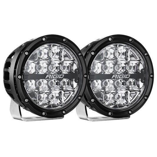 RIGID Industries 360-Series RGBW 6" Offroad Lamp Spot Beam w/RGBW Backlight Pods - Set of 2 - Skoutley Outdoors LLC