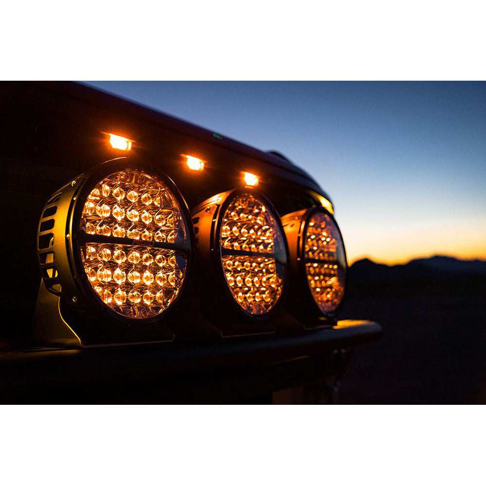 RIGID Industries 360-Series RGBW 9" Offroad Lamp Spot Beam w/RGBW Backlight Pods - Single - Skoutley Outdoors LLC