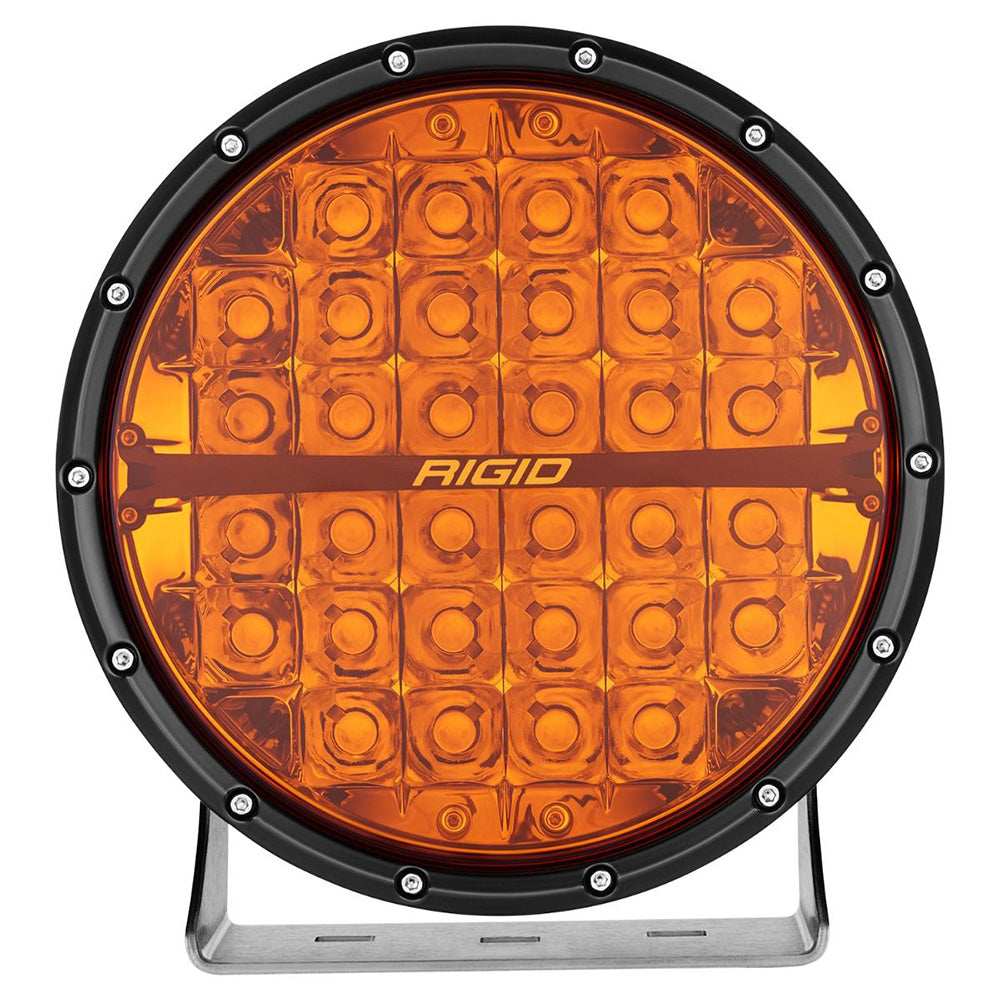 RIGID Industries 360-Series Amber Pro 9" Offroad Spot Beam w/Amber Backlight Pod - Single - Skoutley Outdoors LLC