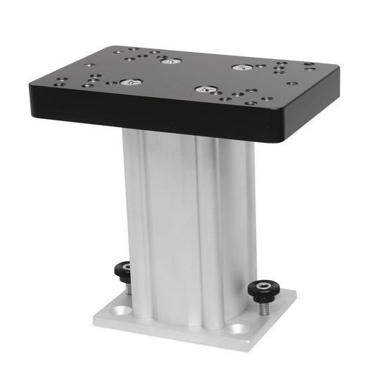 Cannon Aluminum Fixed Base Downrigger Pedestal - 6" - Skoutley Outdoors LLC