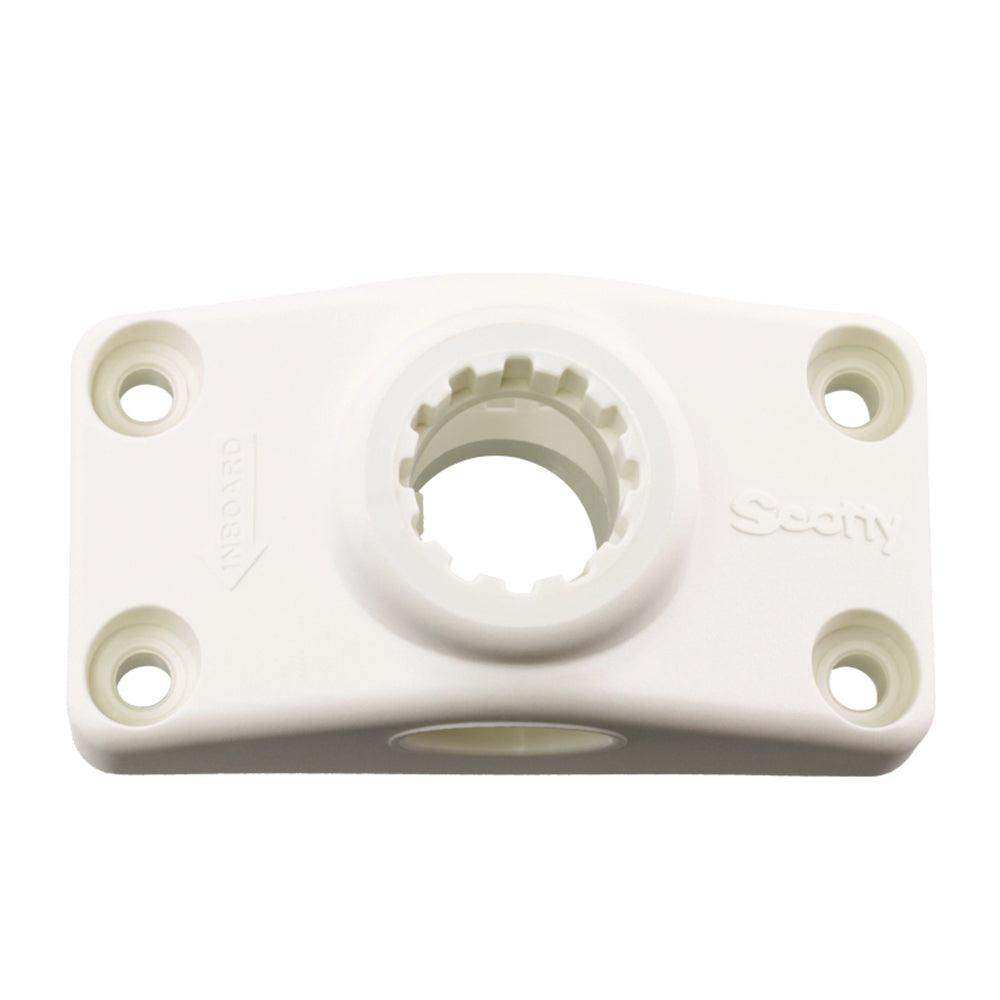 Scotty Combination Side / Deck Mount - White - Skoutley Outdoors LLC