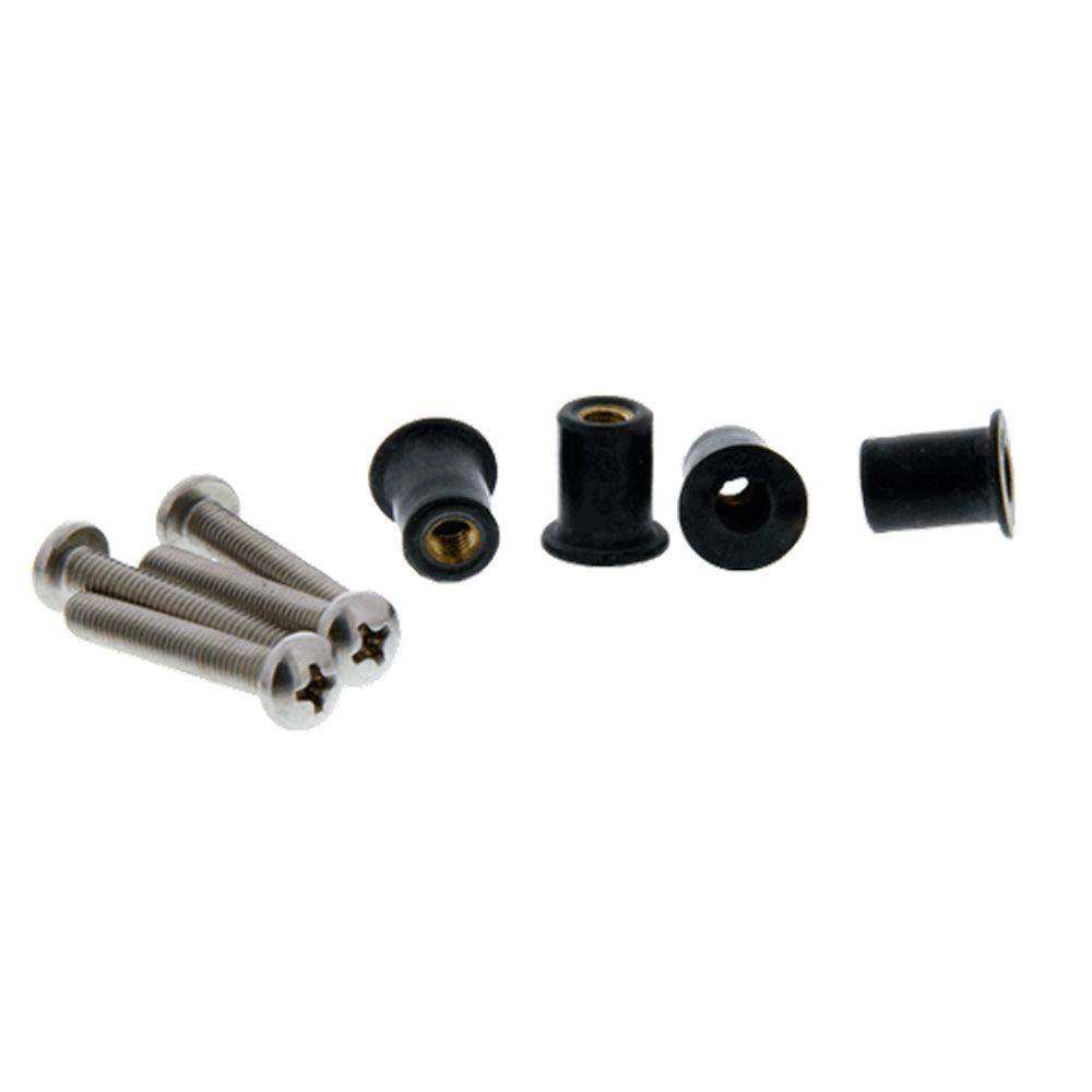 Scotty 133-16 Well Nut Mounting Kit - 16 Pack - Skoutley Outdoors LLC