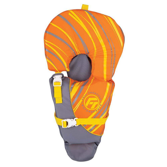 Full Throttle Baby-Safe Vest - Infant to 30lbs - Orange/Grey - Skoutley Outdoors LLC