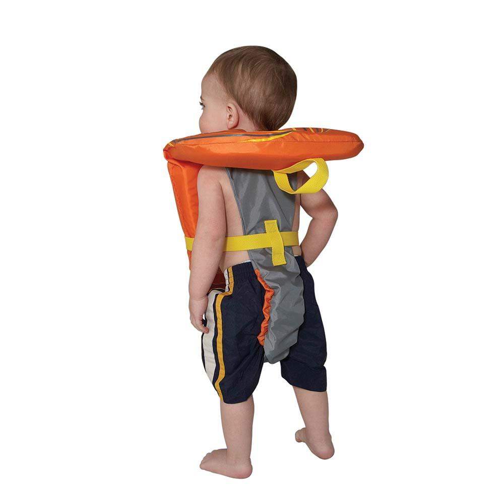 Full Throttle Baby-Safe Vest - Infant to 30lbs - Orange/Grey - Skoutley Outdoors LLC