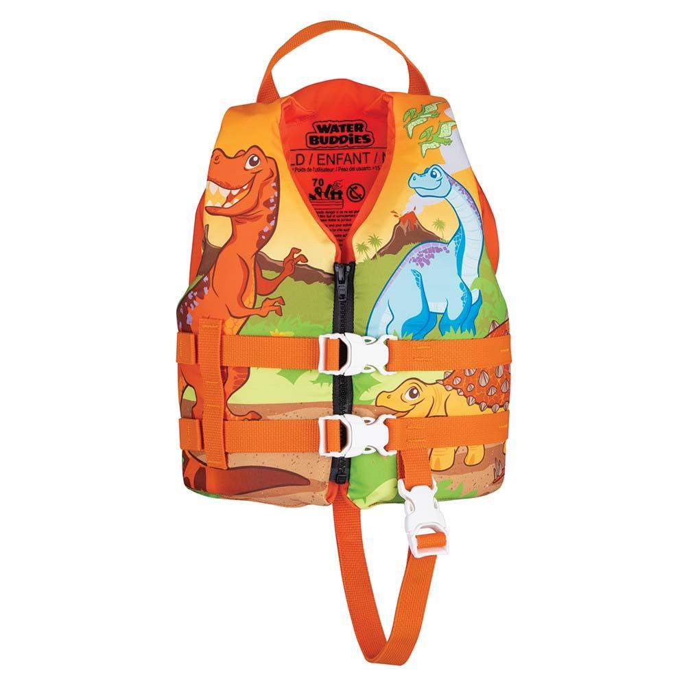 Full Throttle Water Buddies Life Vest - Child 30-50lbs - Dinosaurs - Skoutley Outdoors LLC