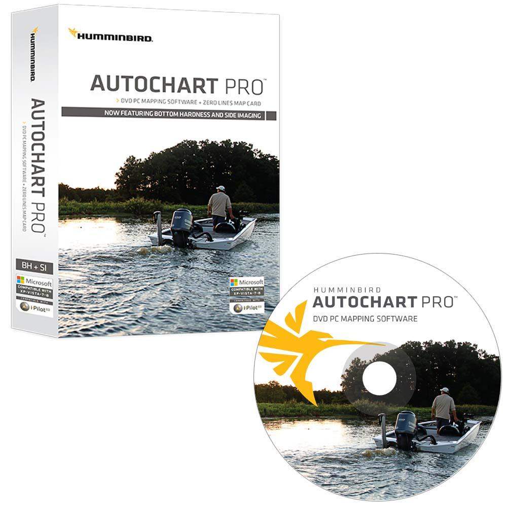 Humminbird AutoChart PRO DVD PC Mapping Software w/Zero Lines Map Card - Skoutley Outdoors LLC