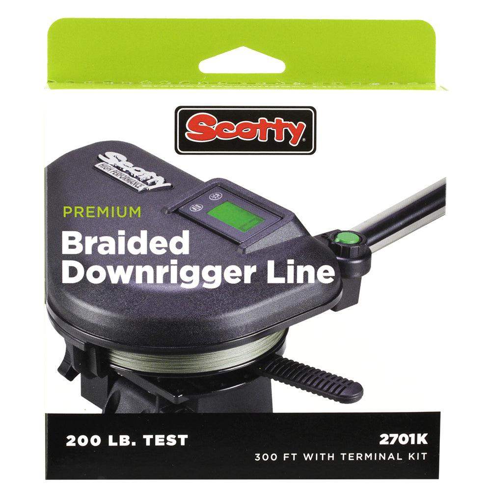 Scotty Premium Power Braid Downrigger Line - 200ft of 200lb Test - Skoutley Outdoors LLC