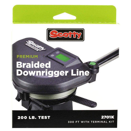 Scotty Premium Power Braid Downrigger Line - 400ft of 200lb Test - Skoutley Outdoors LLC