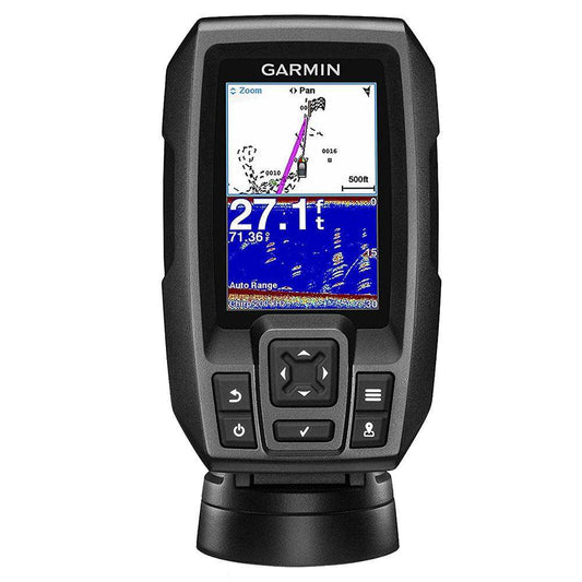 Garmin STRIKER 4 FishFinder w/4-Pin, 77/200kHz TM Transducer - Skoutley Outdoors LLC