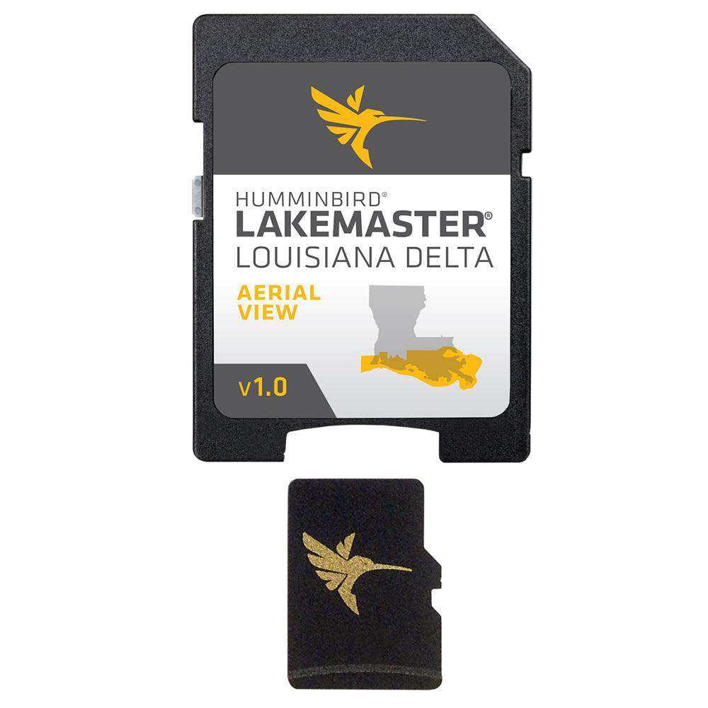 Humminbird LakeMaster Aerial Satellite View - Louisiana Delta - Skoutley Outdoors LLC