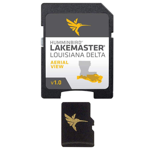 Humminbird LakeMaster Aerial Satellite View - Louisiana Delta - Skoutley Outdoors LLC