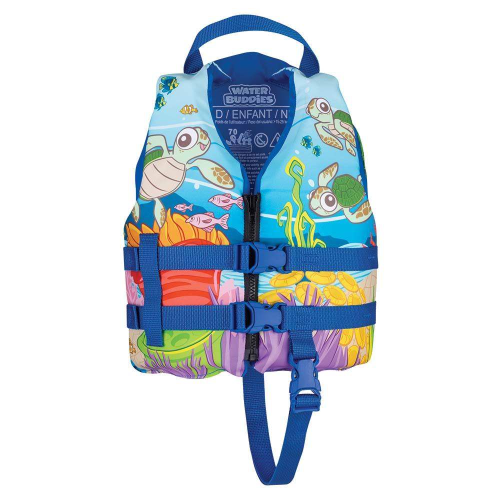 Full Throttle Water Buddies Vest - Child 30-50lbs - Turtle - Skoutley Outdoors LLC