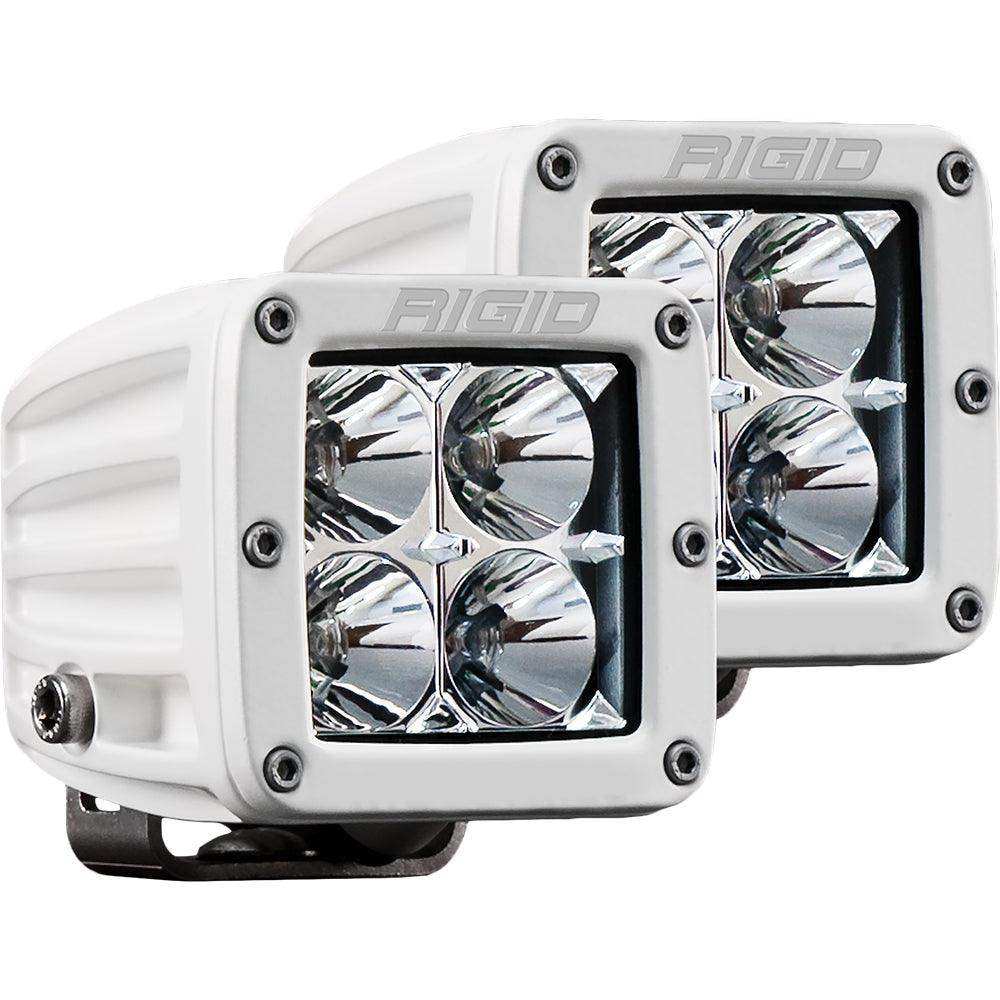 RIGID Industries D-Series PRO Hybrid-Flood LED - Pair - White - Skoutley Outdoors LLC