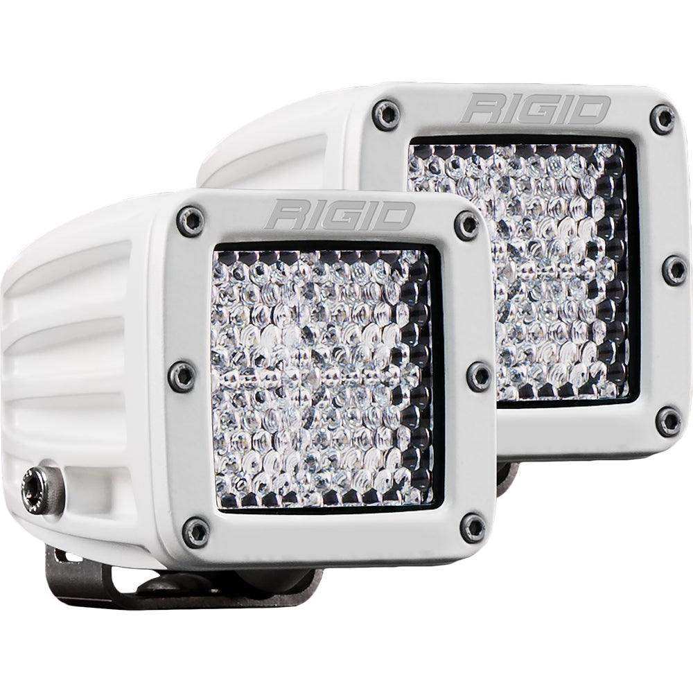 RIGID Industries D-Series PRO Hybrid-Diffused LED - Pair - White - Skoutley Outdoors LLC