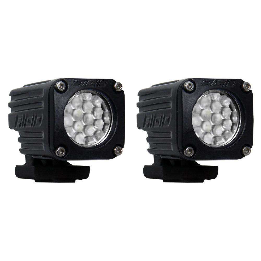 RIGID Industries Ignite Surface Mount Diffused - Pair - Black - Skoutley Outdoors LLC