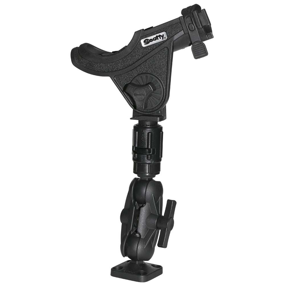 Scotty 162 1.5" Ball Mount w/Gear Head Post & 241 Side Deck Mount - Skoutley Outdoors LLC