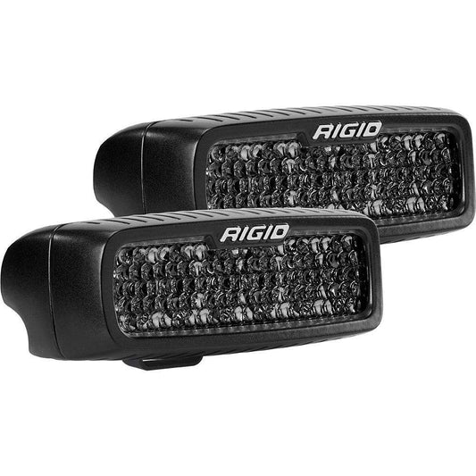 RIGID Industries SR-Q Series PRO Spot Diffused Midnight Surface Mount - Pair - Skoutley Outdoors LLC