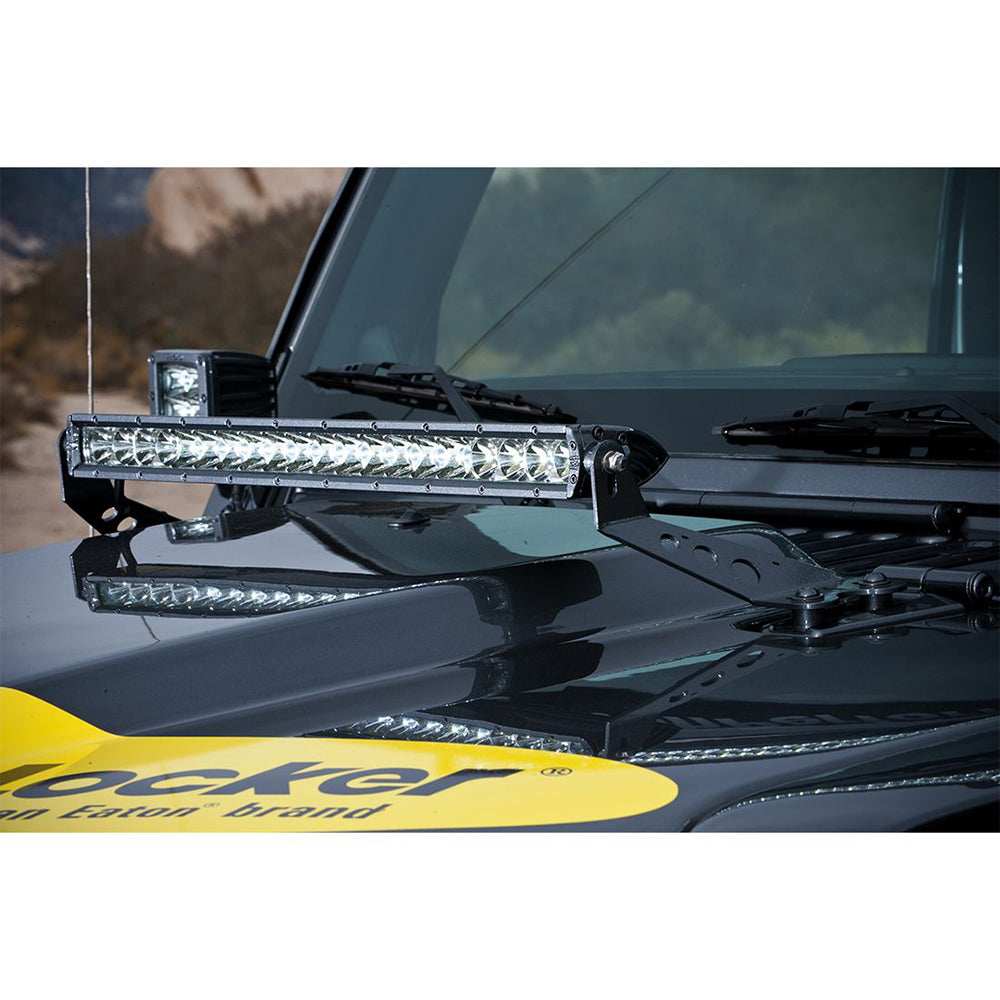 RIGID Industries 2007-2017 Jeep JK 20" Light Hood Mount - Skoutley Outdoors LLC