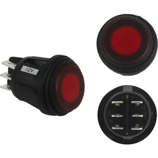 RIGID Industries 3 Position Rocker Switch - Red - Skoutley Outdoors LLC