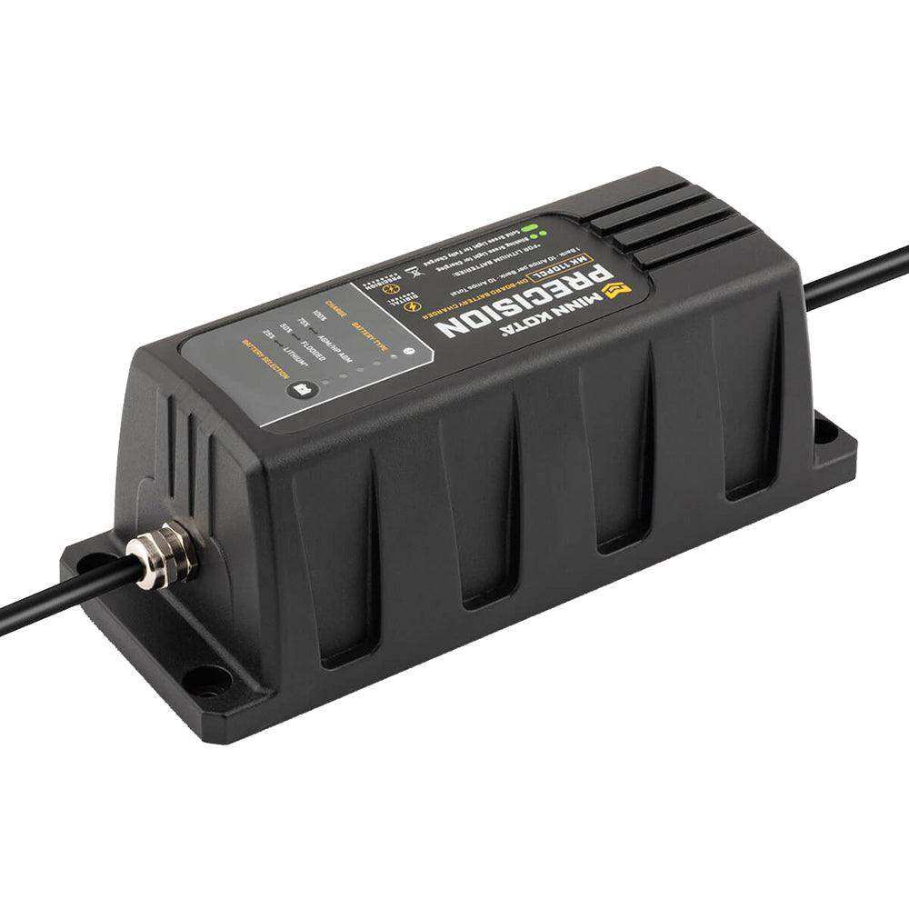 Minn Kota On-Board Precision Charger MK-110 PCL 1 Bank x 10 AMP LI Optimized Charger - Skoutley Outdoors LLC