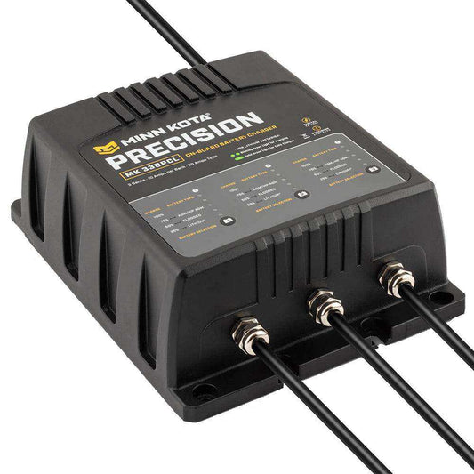 Minn Kota On-Board Precision Charger MK-330 PCL 3 Bank x 10 AMP LI Optimized Charger - Skoutley Outdoors LLC