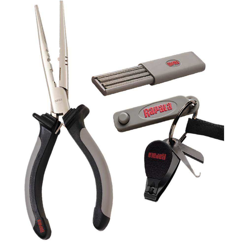 Rapala Combo Pack - Pliers, Clipper, Punch & Sharpener - Skoutley Outdoors LLC