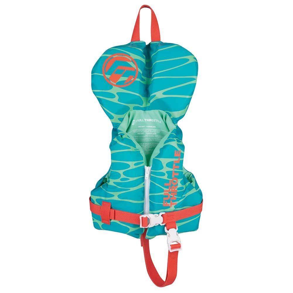 Full Throttle Infant Nylon Life Jacket - Aqua - Skoutley Outdoors LLC