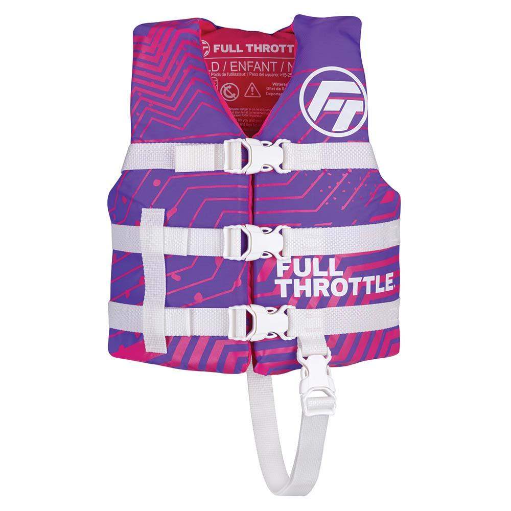 Full Throttle Child Nylon Life Jacket - Purple - Skoutley Outdoors LLC