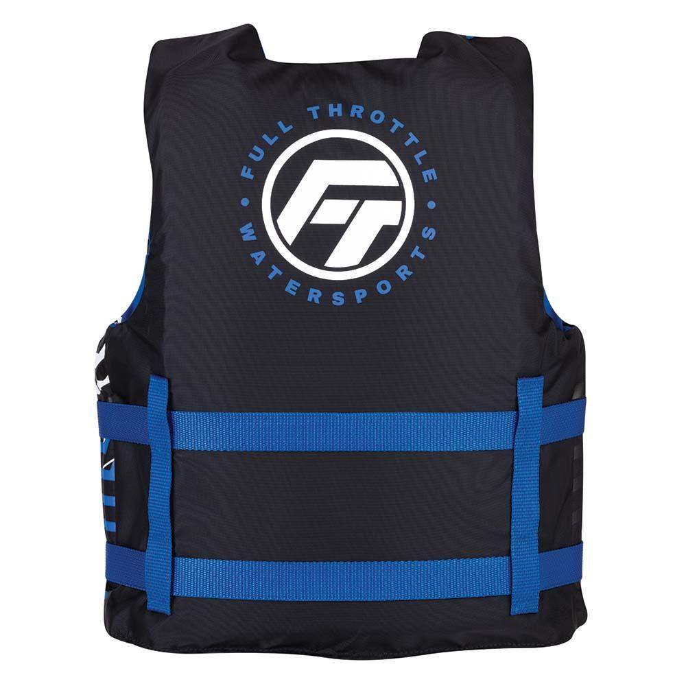 Full Throttle Youth Nylon Life Jacket - Blue/Black - Skoutley Outdoors LLC