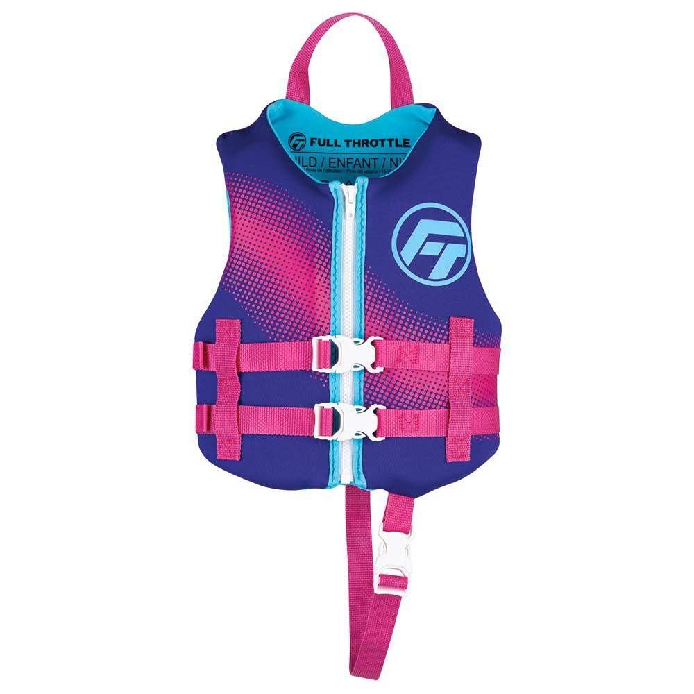 Full Throttle Child Rapid-Dry Life Jacket -Purple - Skoutley Outdoors LLC