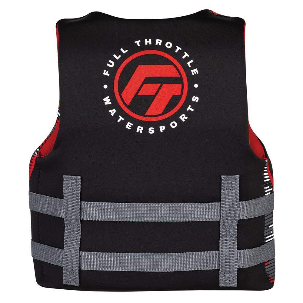 Full Throttle Youth Rapid-Dry Life Jacket - Red/Black - Skoutley Outdoors LLC