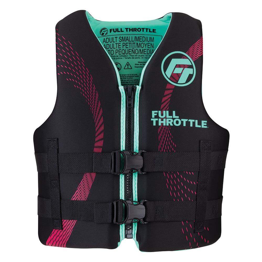 Full Throttle Adult Rapid-Dry Life Jacket - S/M - Aqua/Black - Skoutley Outdoors LLC