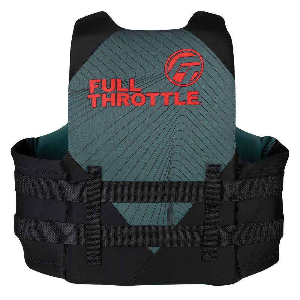 Full Throttle Adult Rapid-Dry Life Jacket - S/M - Grey/Black - Skoutley Outdoors LLC