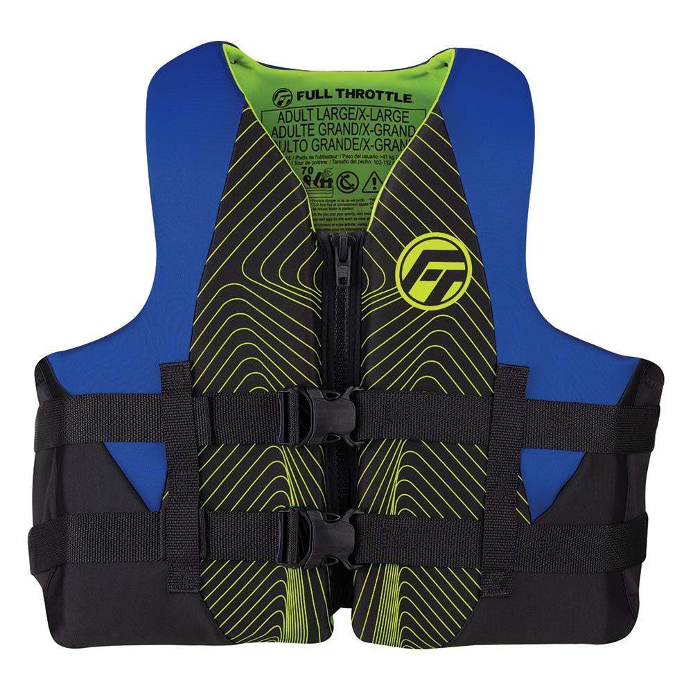 Full Throttle Adult Rapid-Dry Life Jacket - S/M - Blue/Black - Skoutley Outdoors LLC