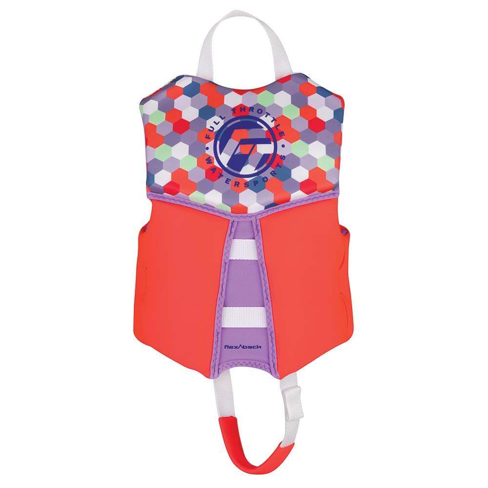 Full Throttle Child Rapid-Dry Flex-Back Life Jacket - Pink - Skoutley Outdoors LLC