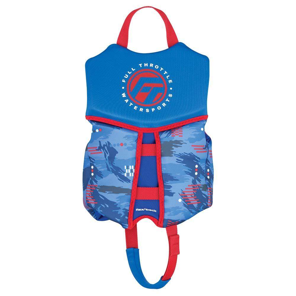 Full Throttle Child Rapid-Dry Flex-Back Life Jacket - Blue - Skoutley Outdoors LLC