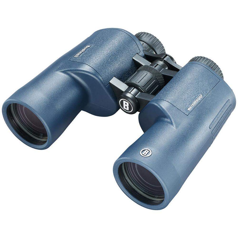 Bushnell 7x50mm H2O Binocular - Dark Blue Porro WP/FP Twist Up Eyecups - Skoutley Outdoors LLC