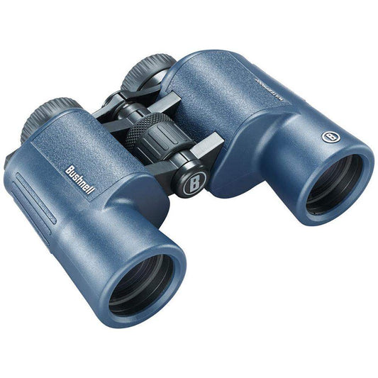 Bushnell 12x42mm H2O Binocular - Dark Blue Porro WP/FP Twist Up Eyecups - Skoutley Outdoors LLC